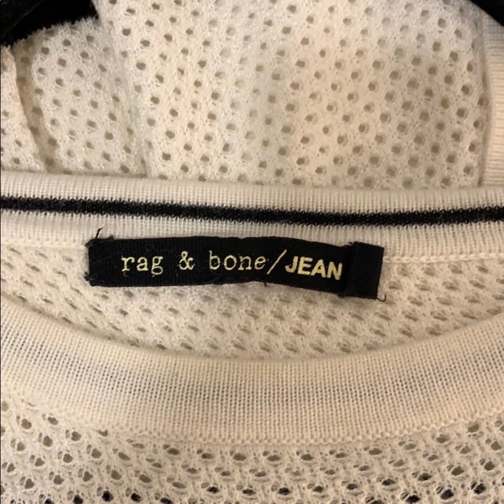 Rag & Bone Open Back Mesh Sweater - image 3